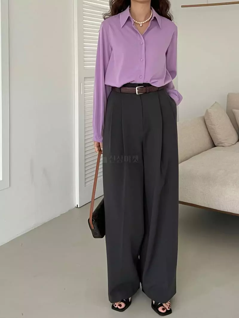 Mellor - Korean Women Fashion - #womensfashion - Side Pants - 3