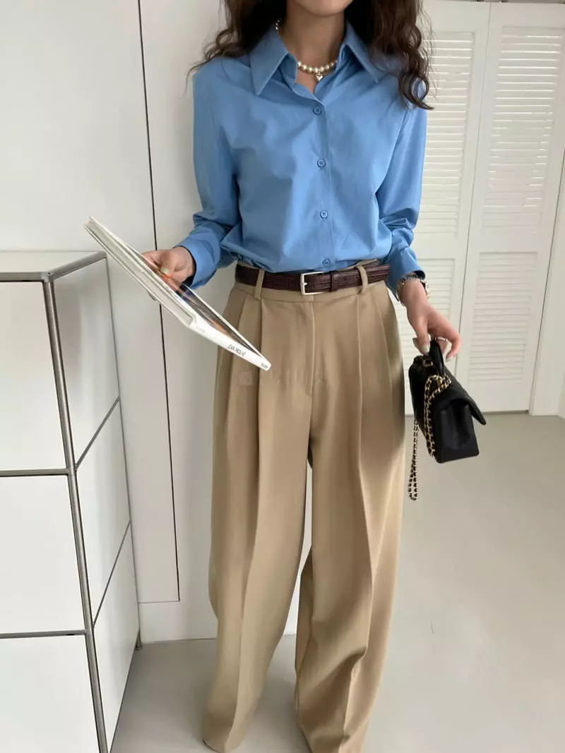 Mellor - Korean Women Fashion - #womensfashion - Silky Shirt - 2