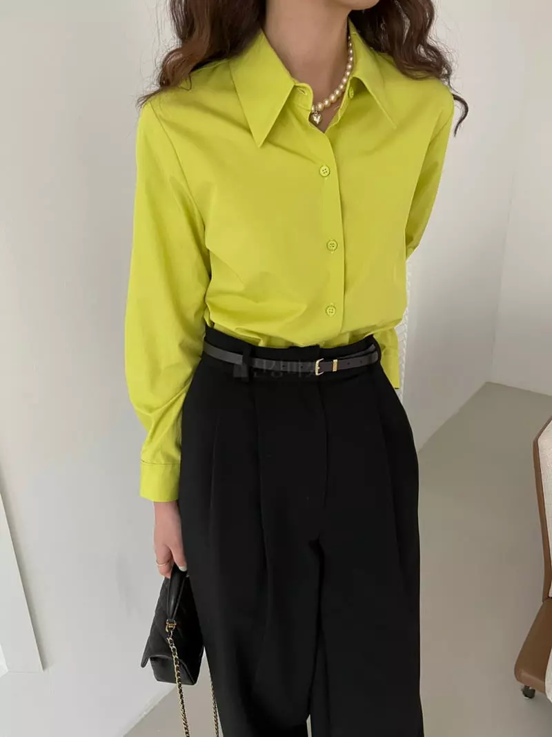 Mellor - Korean Women Fashion - #momslook - Silky Shirt - 4