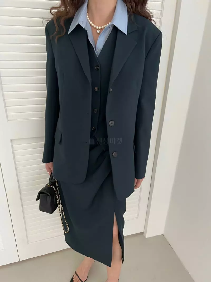 Mellor - Korean Women Fashion - #momslook - Single Jacket - 4