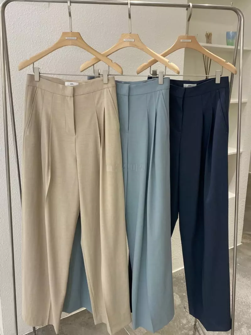 Mer - Korean Women Fashion - #momslook - Wolf Pintuck Pants