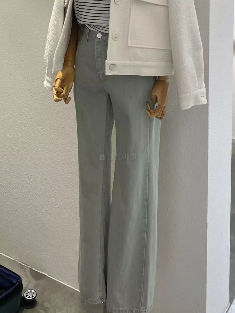 Mer - Korean Women Fashion - #momslook - Jenit Dying Pants - 2