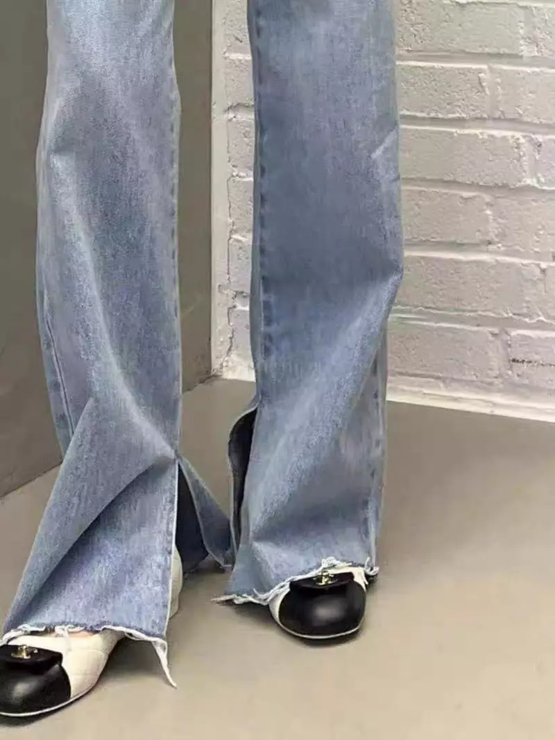 Mer - Korean Women Fashion - #momslook - In Open Pants
