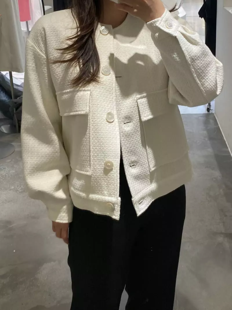 Mer - Korean Women Fashion - #momslook - Rayro Pocket Jacket - 2
