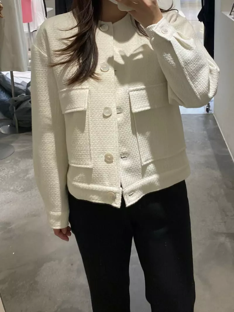Mer - Korean Women Fashion - #womensfashion - Rayro Pocket Jacket - 4