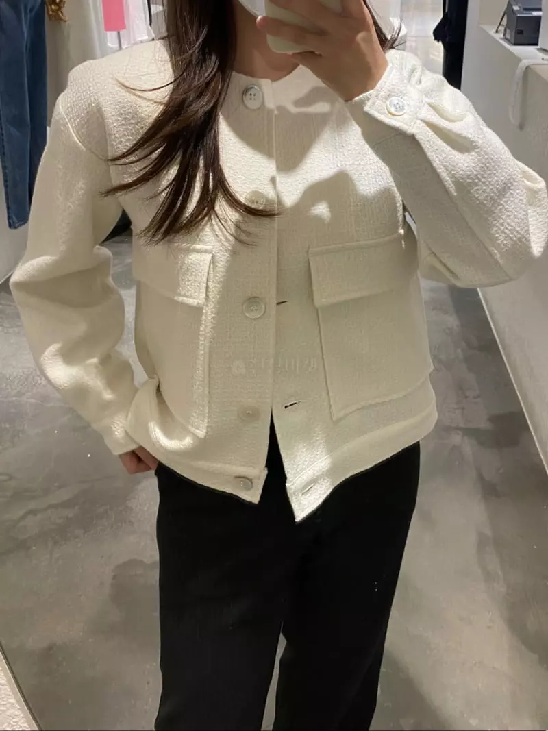 Mer - Korean Women Fashion - #womensfashion - Rayro Pocket Jacket