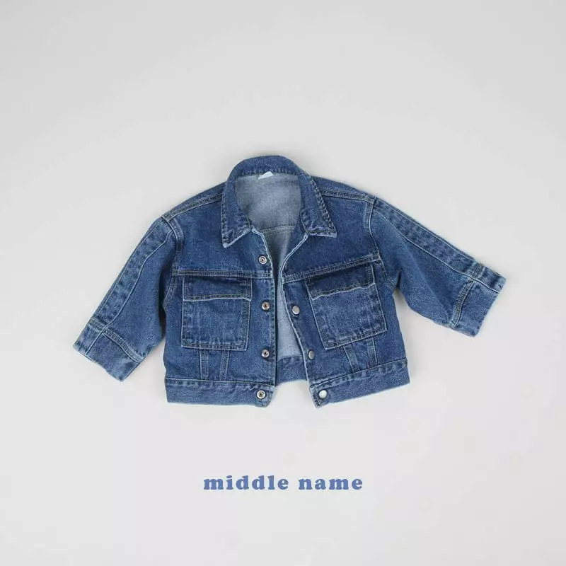 Middle Name - Korean Children Fashion - #Kfashion4kids - Denim Jacket - 9