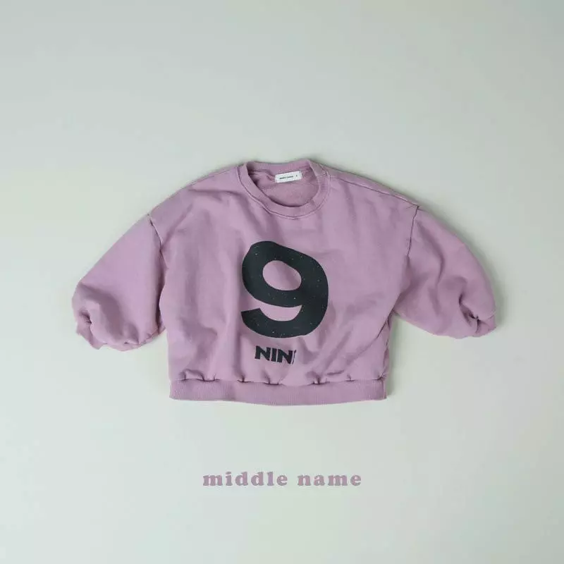 Middle Name - Korean Children Fashion - #childofig - Nine Sweatshirt - 10