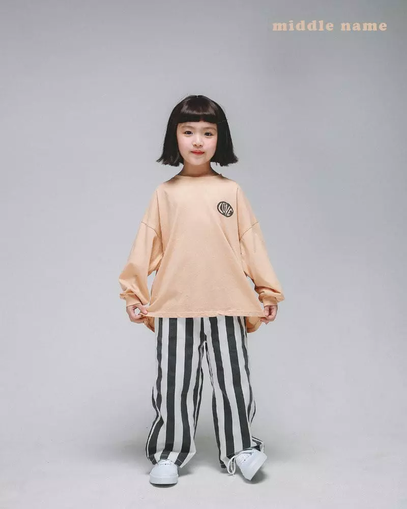 Middle Name - Korean Children Fashion - #childofig - Love Tee - 7