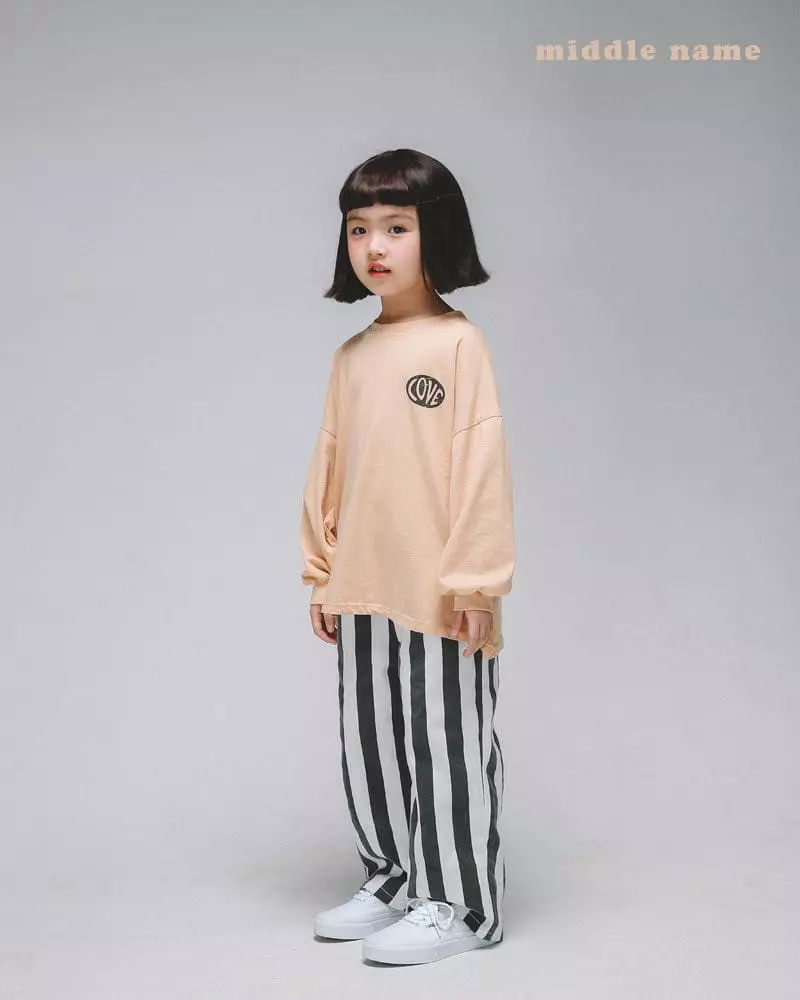 Middle Name - Korean Children Fashion - #childofig - Love Tee - 8