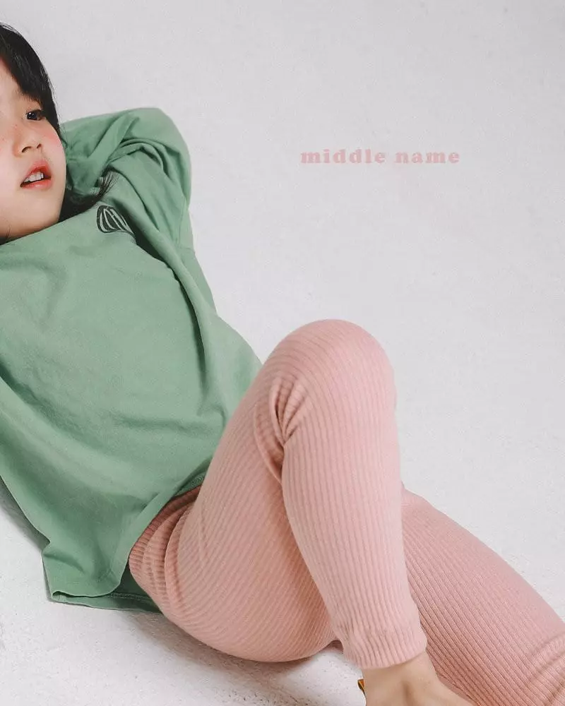 Middle Name - Korean Children Fashion - #childrensboutique - Rib Leggings - 6