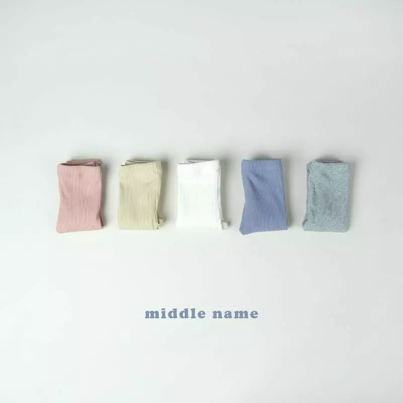 Middle Name - Korean Children Fashion - #designkidswear - Rib Leggings - 7