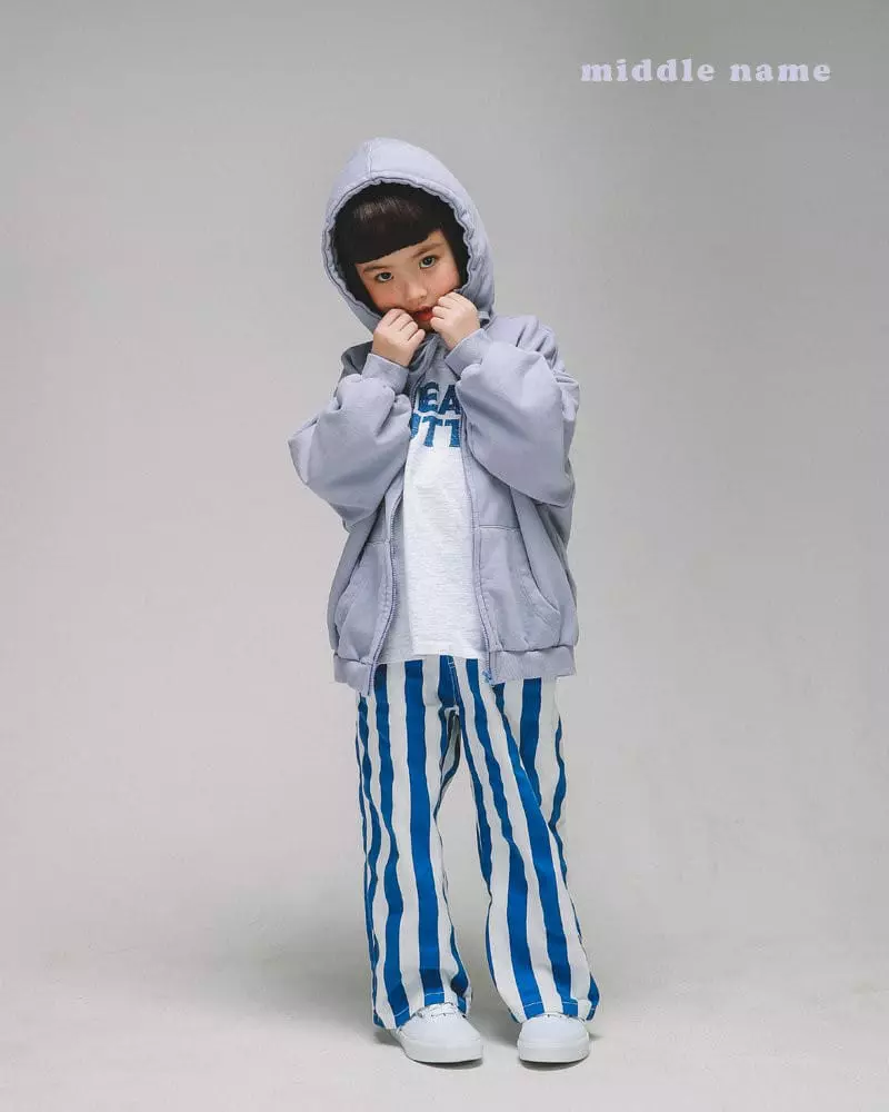 Middle Name - Korean Children Fashion - #designkidswear - Heart Button Short Sleeves Tee - 9