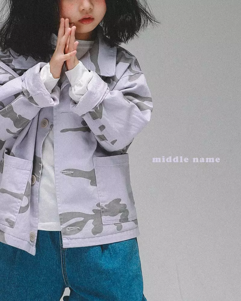 Middle Name - Korean Children Fashion - #fashionkids - Camo Jacket - 7