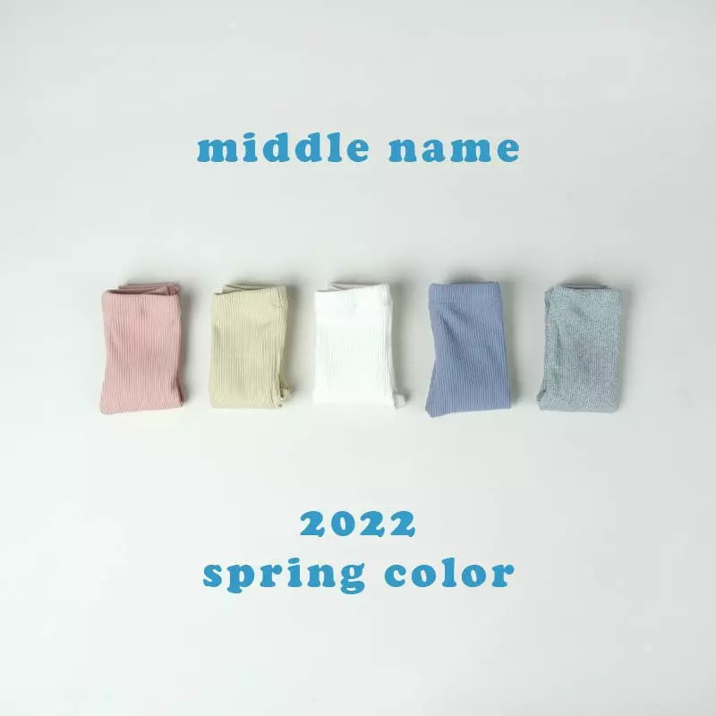 Middle Name - Korean Children Fashion - #kidsshorts - Rib Leggings - 10