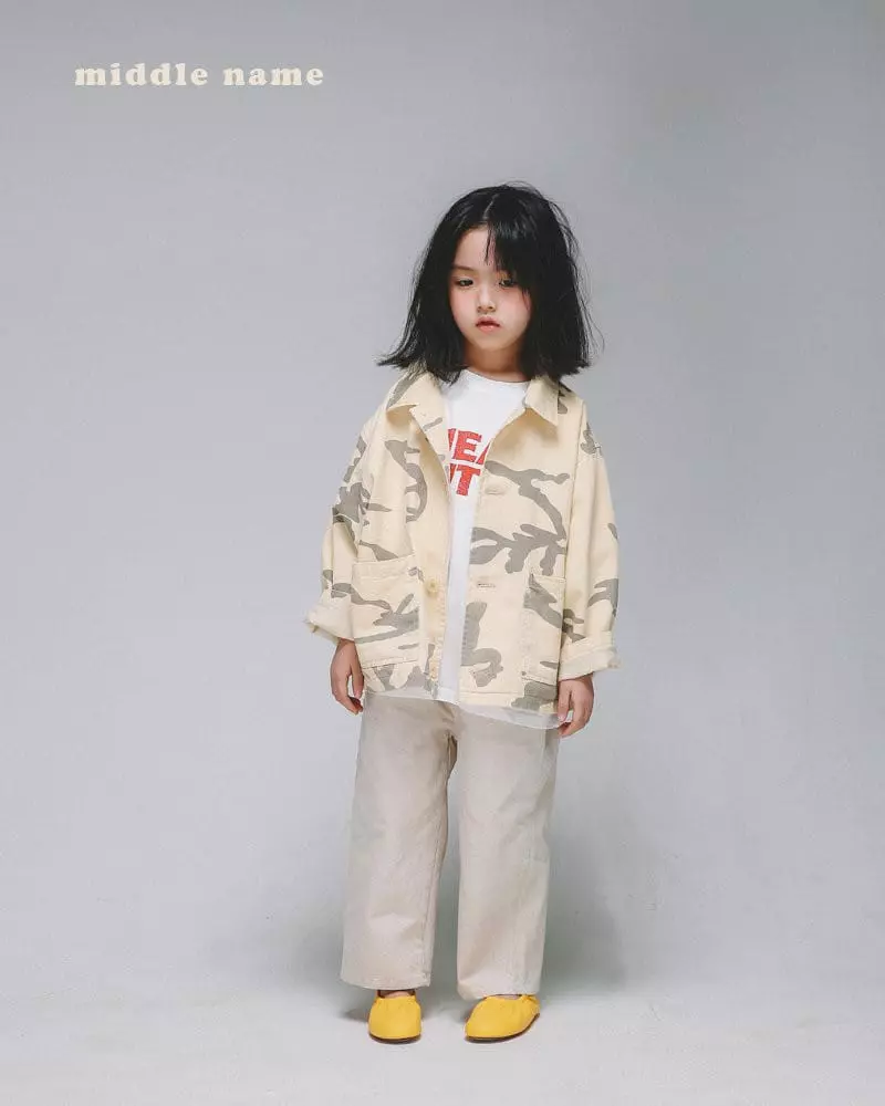 Middle Name - Korean Children Fashion - #kidsshorts - Camo Jacket - 8