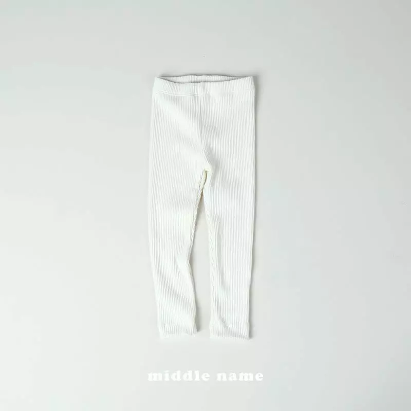 Middle Name - Korean Children Fashion - #kidsstore - Rib Leggings - 11