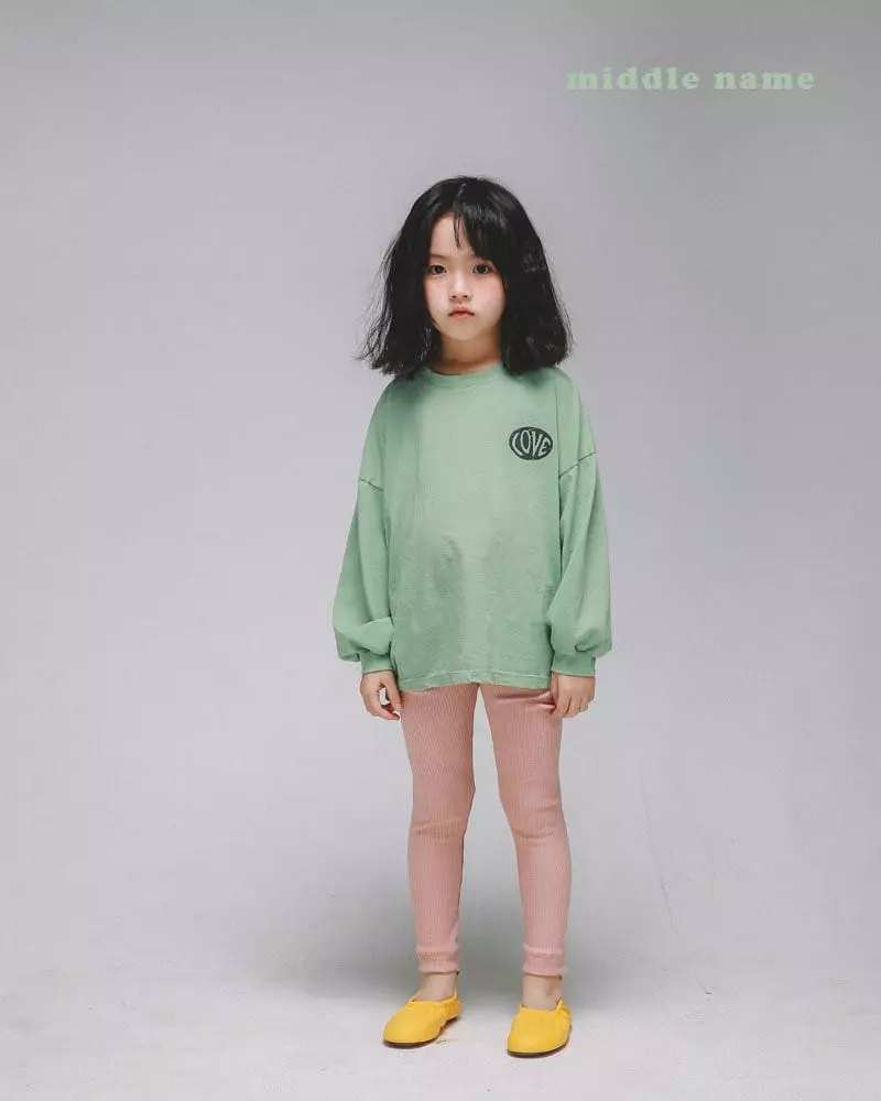 Middle Name - Korean Children Fashion - #kidzfashiontrend - Love Tee