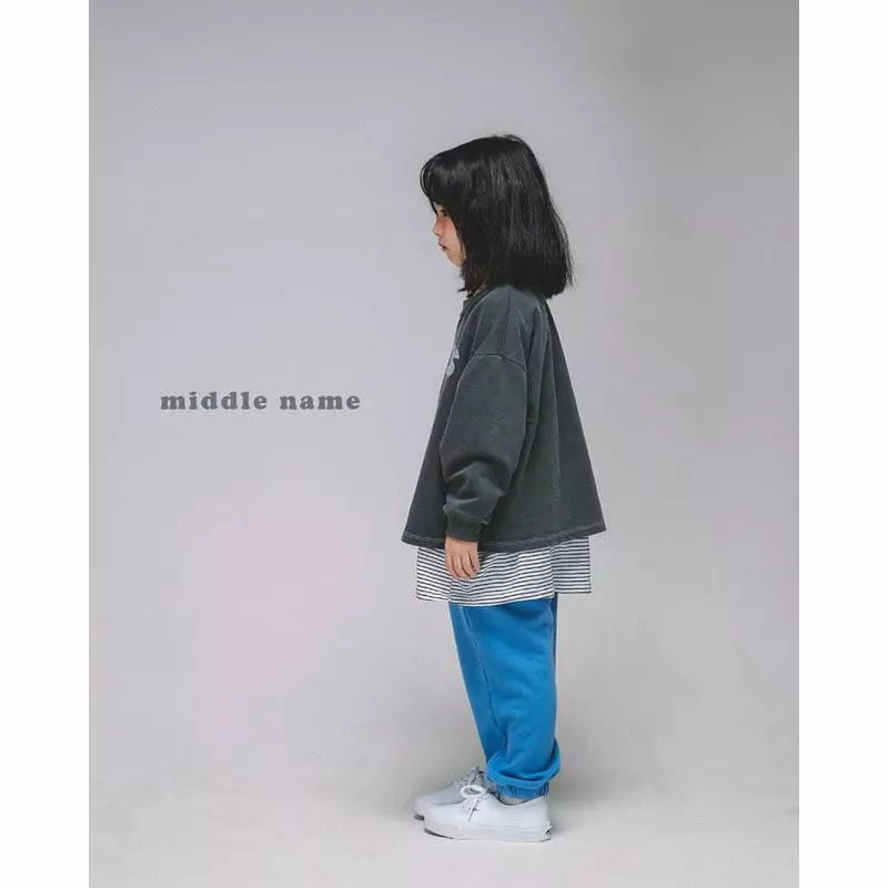 Middle Name - Korean Children Fashion - #littlefashionista - Small Stripes Tee