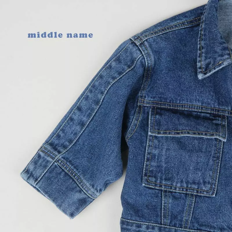 Middle Name - Korean Children Fashion - #magicofchildhood - Denim Jacket - 11