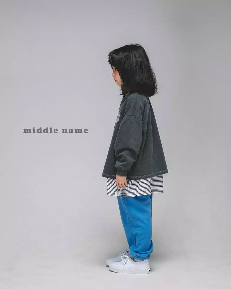 Middle Name - Korean Children Fashion - #magicofchildhood - Small Stripes Tee - 2