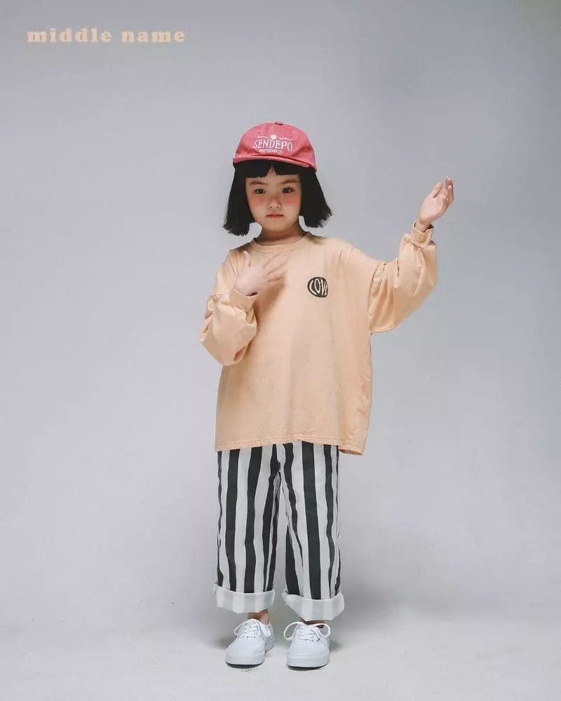 Middle Name - Korean Children Fashion - #minifashionista - Love Tee - 5