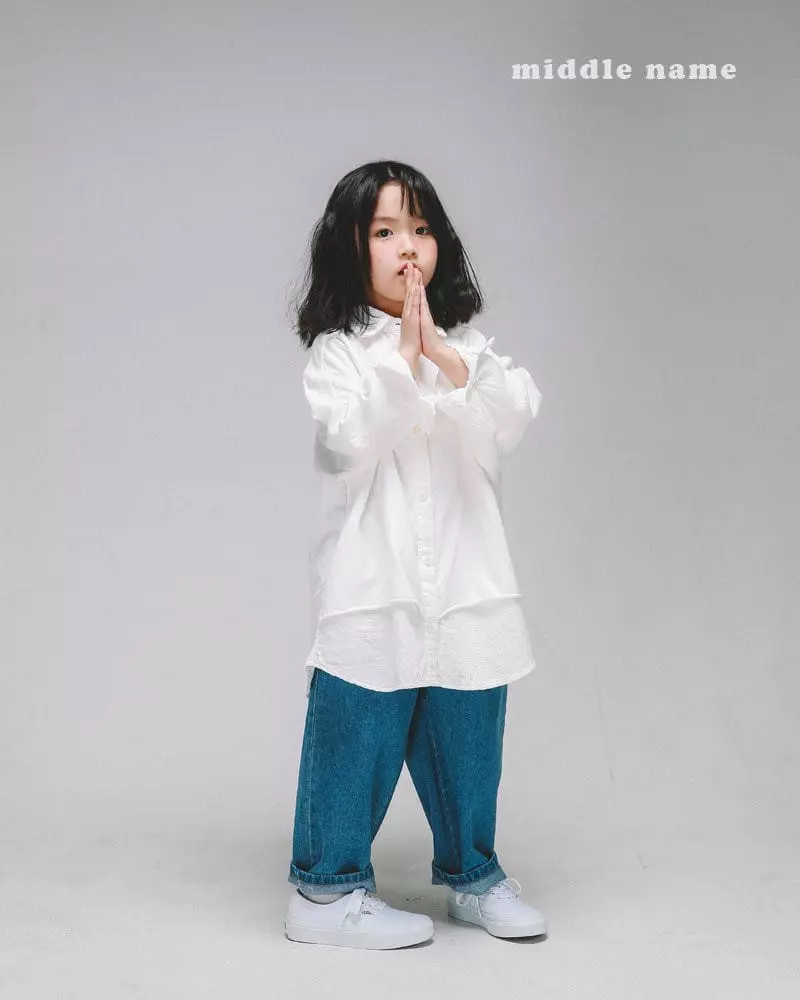 Middle Name - Korean Children Fashion - #todddlerfashion - Wide Jeans - 6