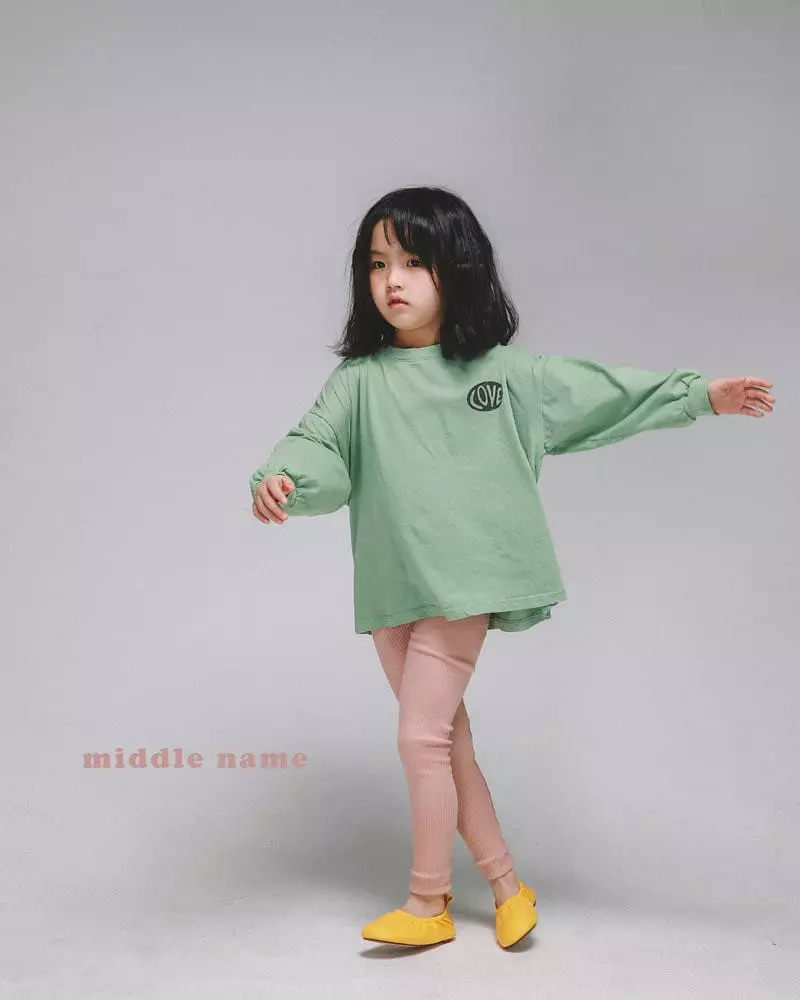 Middle Name - Korean Children Fashion - #toddlerclothing - Rib Leggings - 3