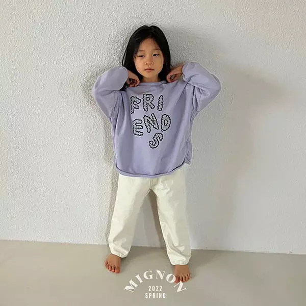 Mignon - Korean Children Fashion - #prettylittlegirls - Friends Piping Tee - 4