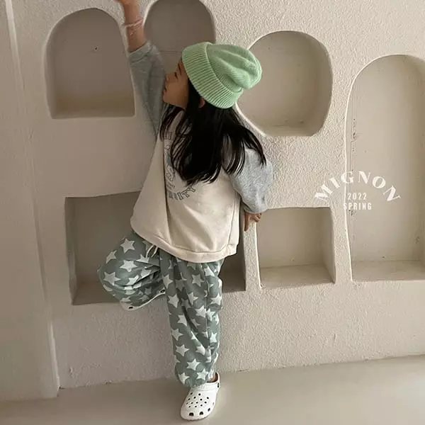 Mignon - Korean Children Fashion - #childofig - Star Pants - 2