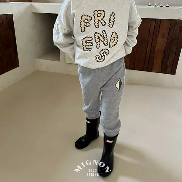 Mignon - Korean Children Fashion - #discoveringself - Mini Waffle Jogger Pants - 10