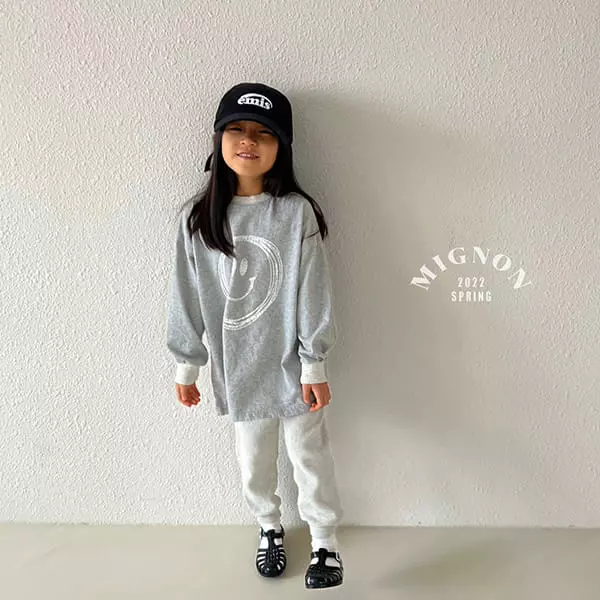 Mignon - Korean Children Fashion - #kidsshorts - Happy Smile Tee - 9