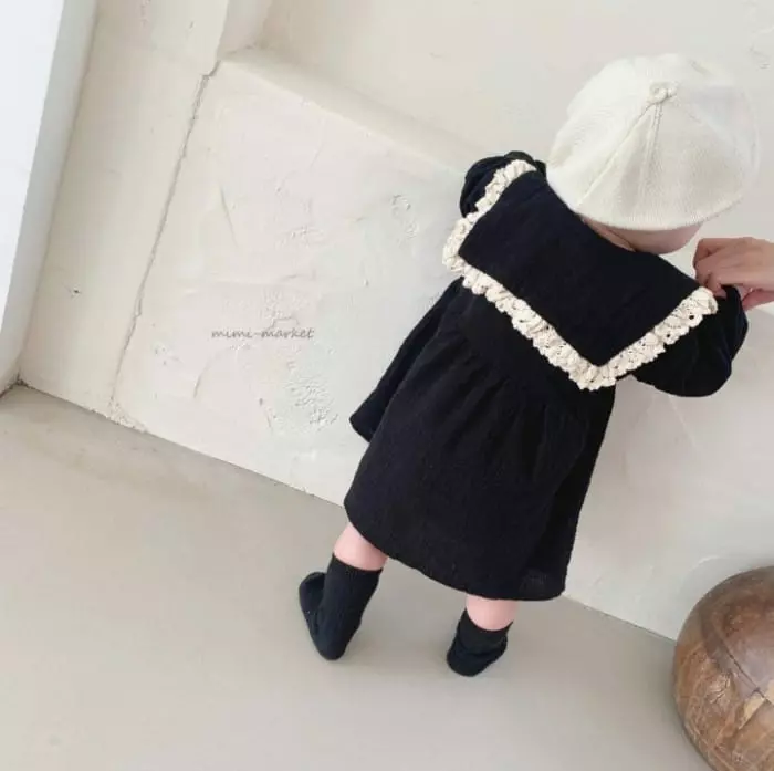 Mimi Market - Korean Baby Fashion - #babyboutique - Cubic Frill One-piece - 5