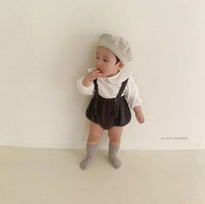 Mimi Market - Korean Baby Fashion - #babyboutique - Stitch Dungarees