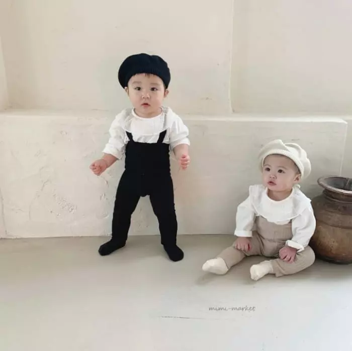 Mimi Market - Korean Baby Fashion - #babyboutique - Cozy Dungarees