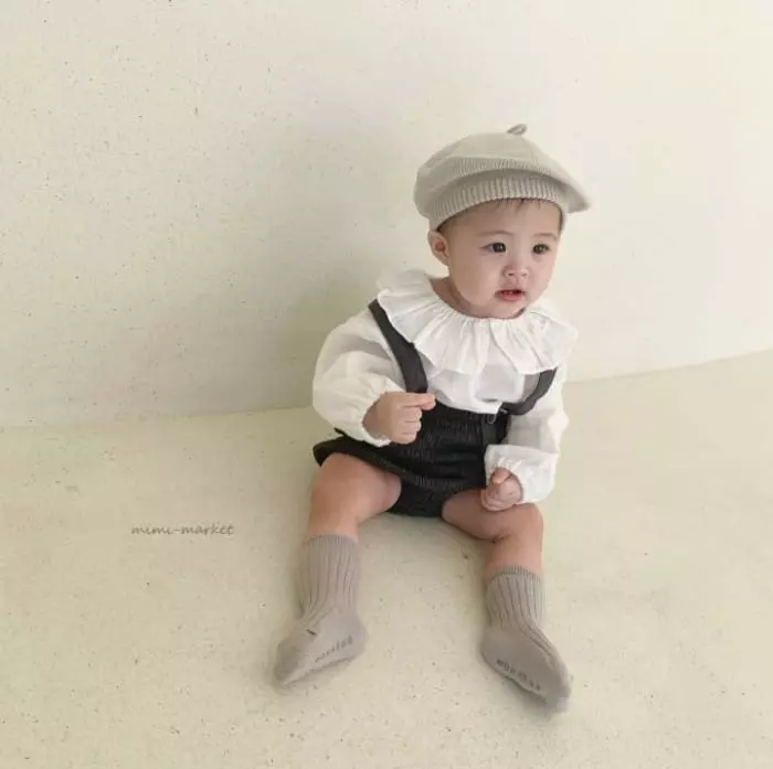 Mimi Market - Korean Baby Fashion - #babyboutiqueclothing - Biscuit Dungarees - 10