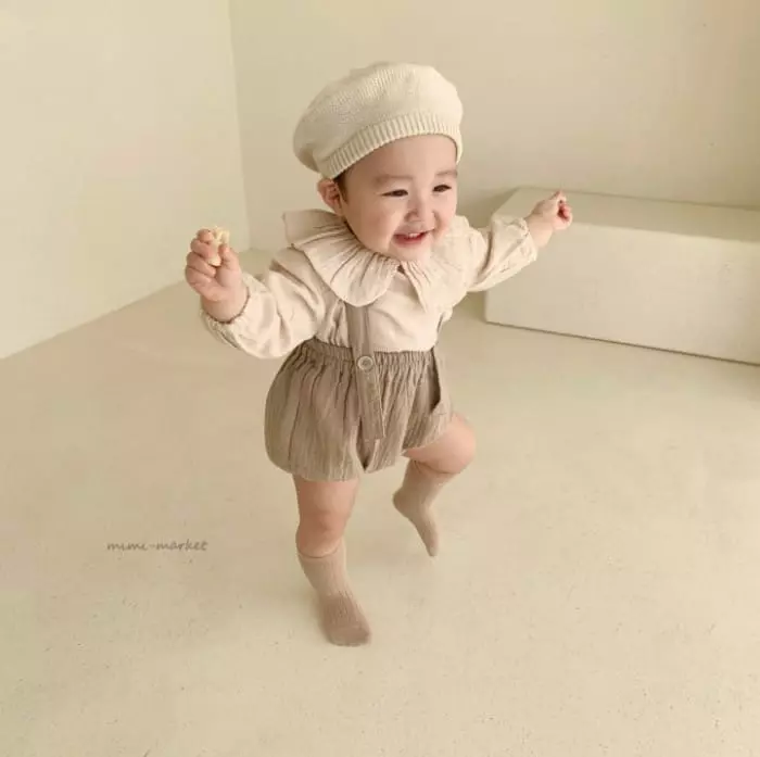 Mimi Market - Korean Baby Fashion - #babyboutiqueclothing - Stitch Dungarees - 3