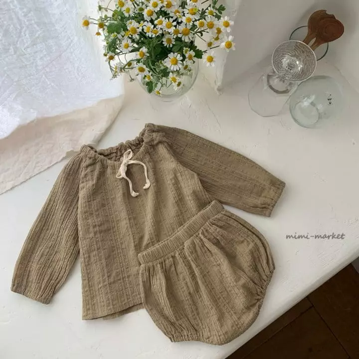 Mimi Market - Korean Baby Fashion - #babyboutiqueclothing - Linda Top Bottom Set - 9