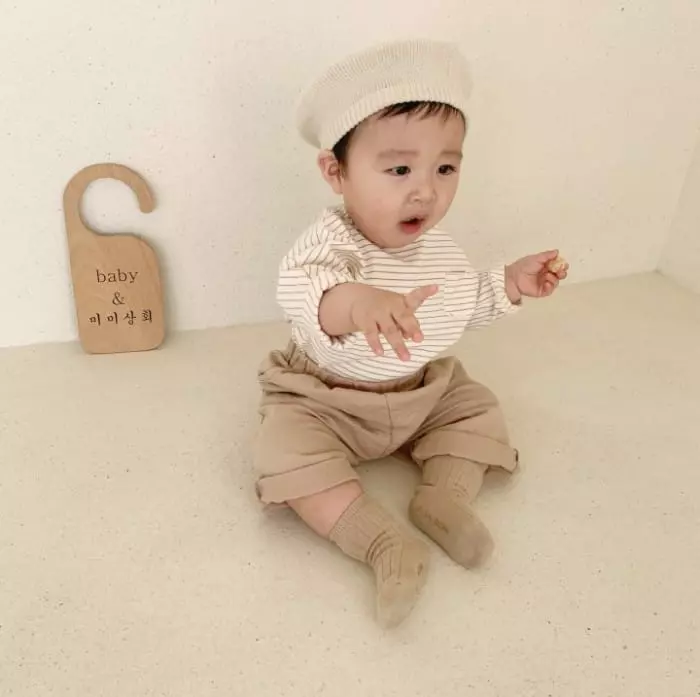 Mimi Market - Korean Baby Fashion - #babyboutiqueclothing - Winner One Stripes Tee - 10