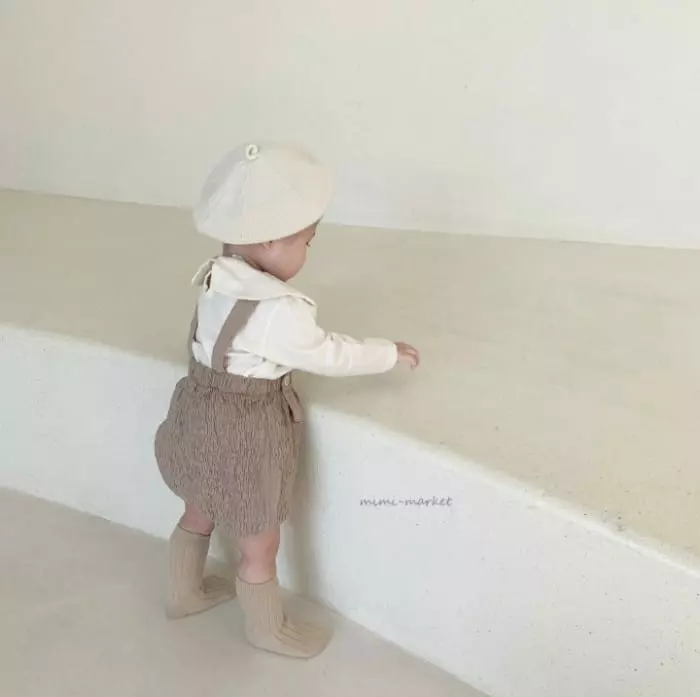 Mimi Market - Korean Baby Fashion - #babyclothing - Biscuit Dungarees - 11