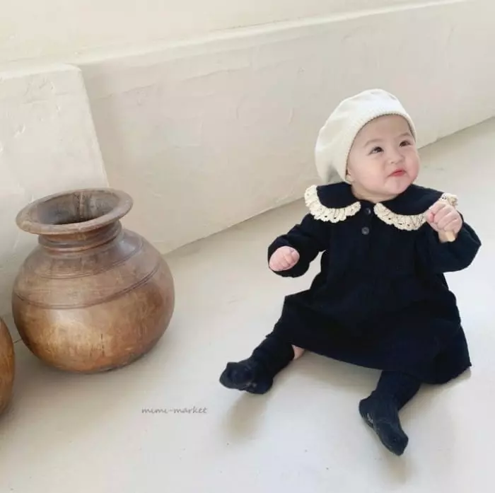 Mimi Market - Korean Baby Fashion - #babyclothing - Cubic Frill One-piece - 7