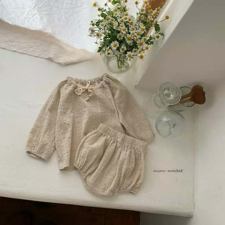 Mimi Market - Korean Baby Fashion - #babyclothing - Linda Top Bottom Set - 10