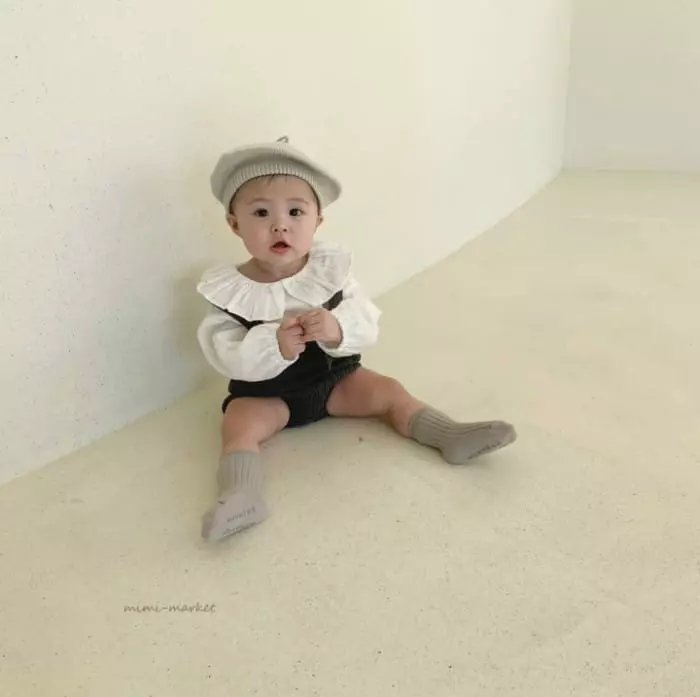 Mimi Market - Korean Baby Fashion - #babyfashion - Biscuit Dungarees - 12