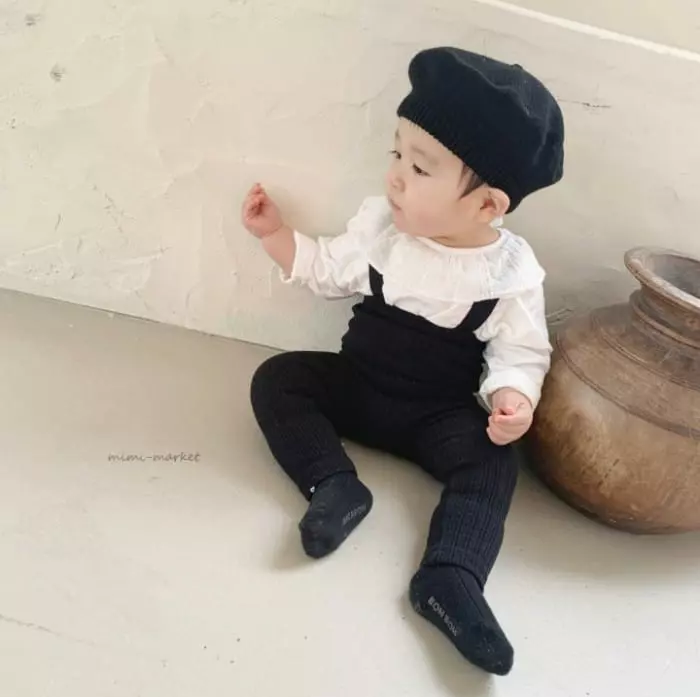 Mimi Market - Korean Baby Fashion - #babyclothing - Cozy Dungarees - 4