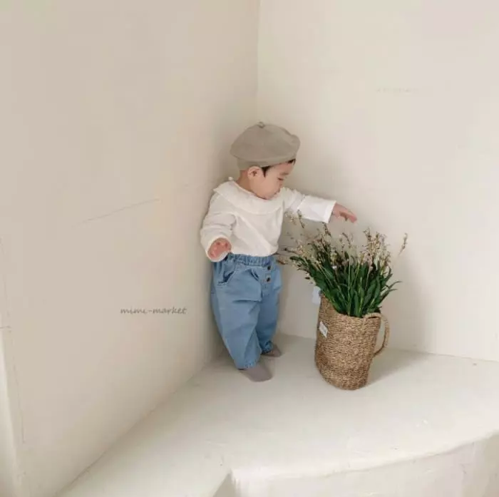 Mimi Market - Korean Baby Fashion - #babyfashion - Dunim Pintuck Pants - 2