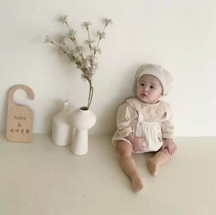 Mimi Market - Korean Baby Fashion - #babyfever - Stitch Dungarees - 6