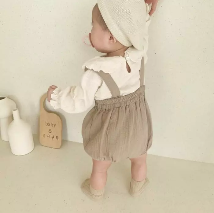 Mimi Market - Korean Baby Fashion - #babygirlfashion - Stitch Dungarees - 7