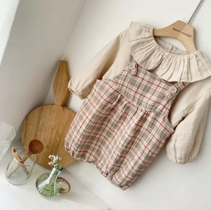 Mimi Market - Korean Baby Fashion - #babygirlfashion - Kitsch Overalls - 3