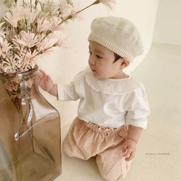 Mimi Market - Korean Baby Fashion - #babyoninstagram - Sharmang Collar Tee - 3
