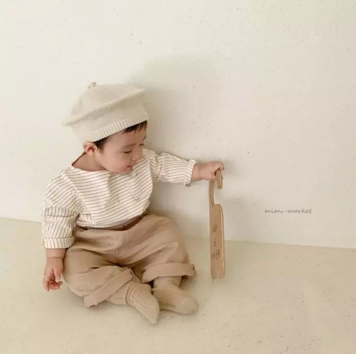 Mimi Market - Korean Baby Fashion - #babyoninstagram - Winner One Stripes Tee